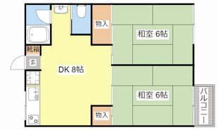 あかねハウスⅡの物件間取画像